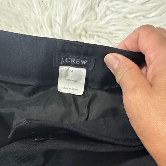 J. Crew Black Wide Leg Women's Pants Size 4 - Picture 5 of 9